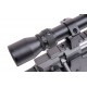 WELL модель снайперской винтовки MB08D Spring (с прицелом и сошками) Черная